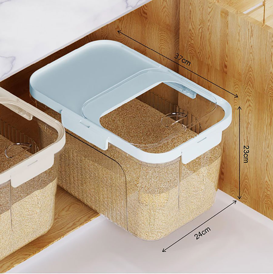 櫥柜式滑蓋米箱(10KG)