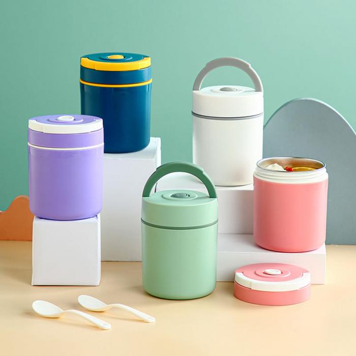 便捷密封湯杯500ml 塑料款/不銹鋼款